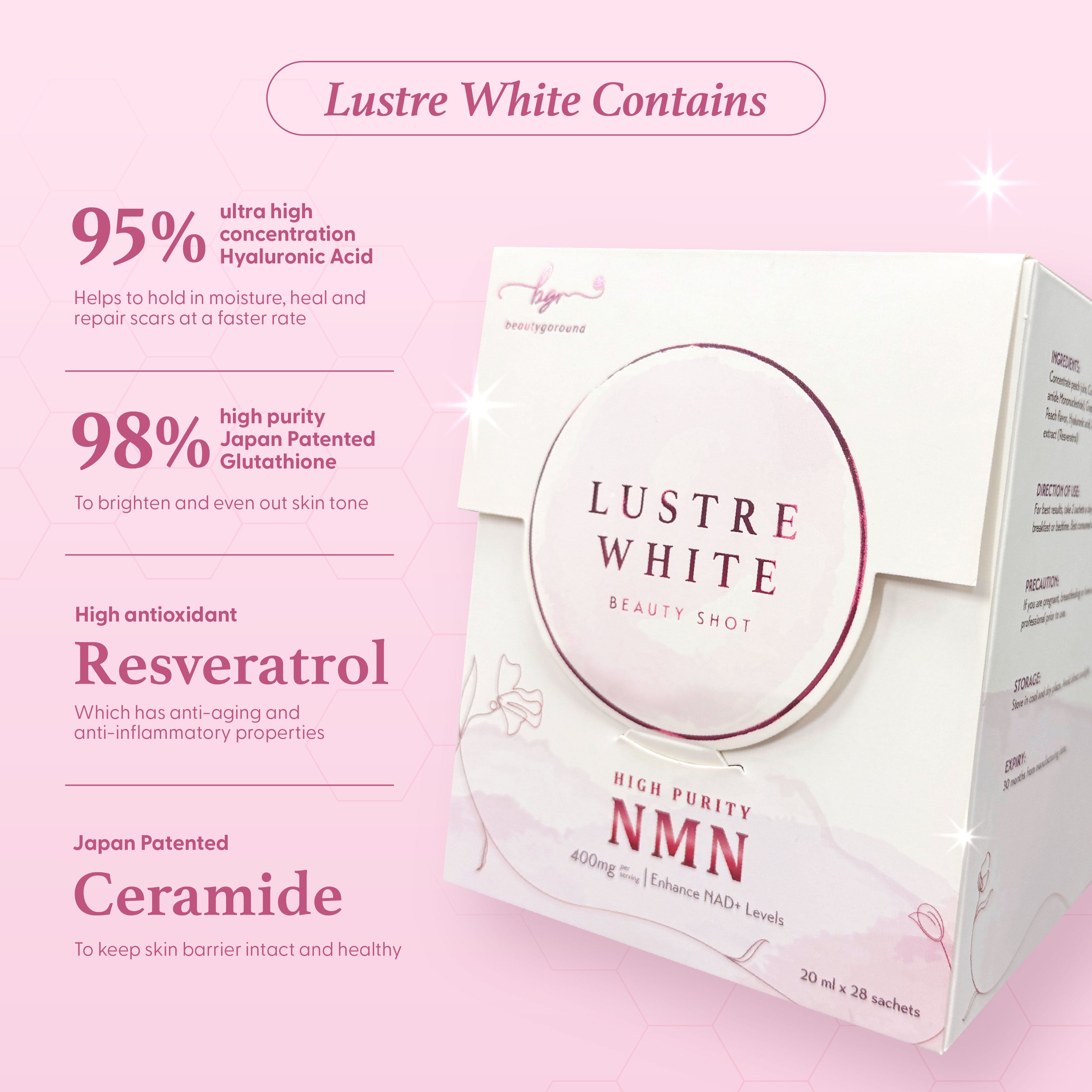 Lustre White NMN Beauty Shot